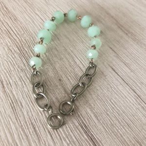 Light Teal Fun Costume Jewelry Bracelet